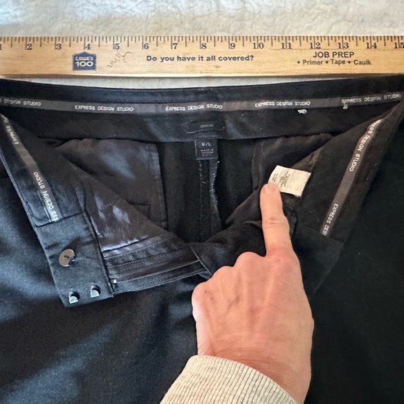 EXPRESS DESIGN STUDIO EDITOR Size 6L MID RiSE TROUSER PANT - Picture 1 of 6